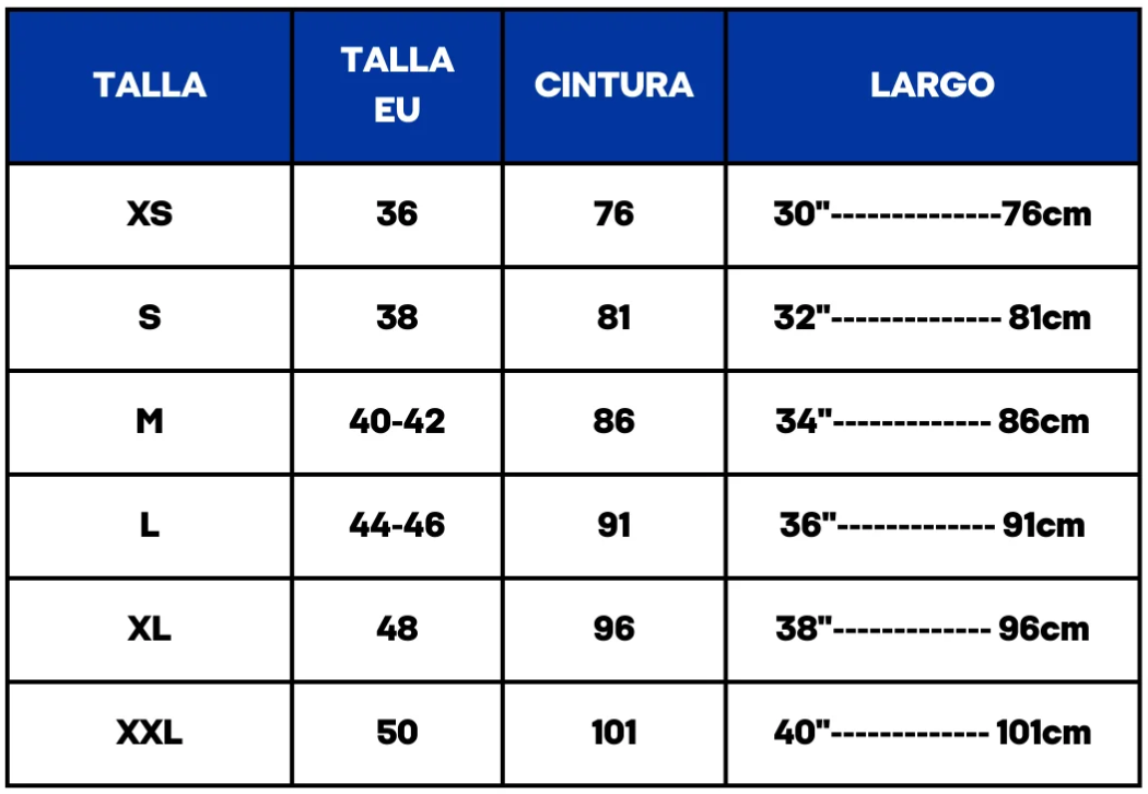 Equivalencia de tallas pantalon hombre new arrivals